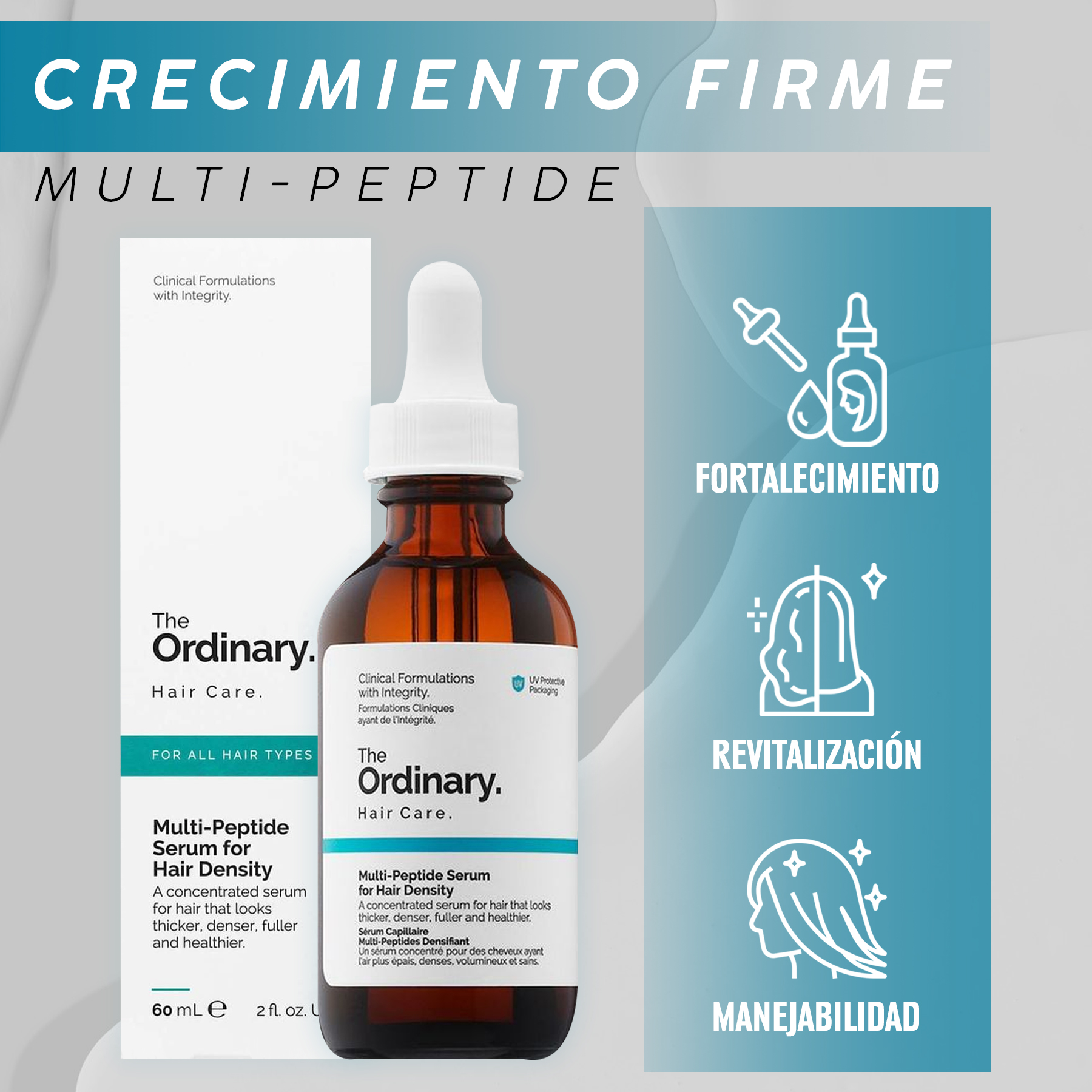 Miniatura 2 de MULTIPEPTIDO PARA EL CABELLO ORD 60ML